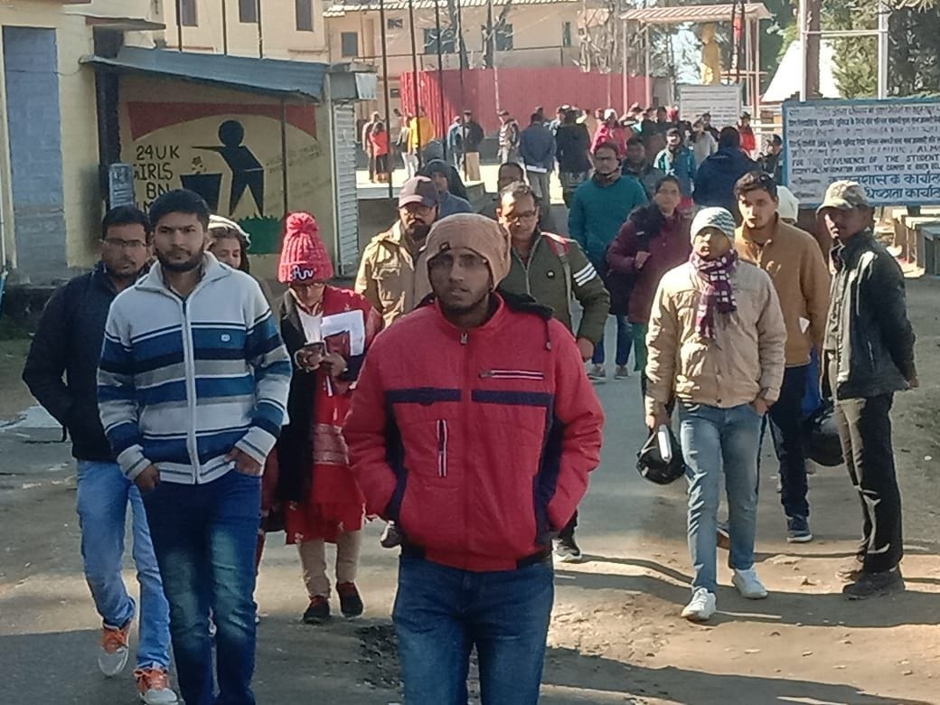 1360 candidates took the exam in nine examination centers