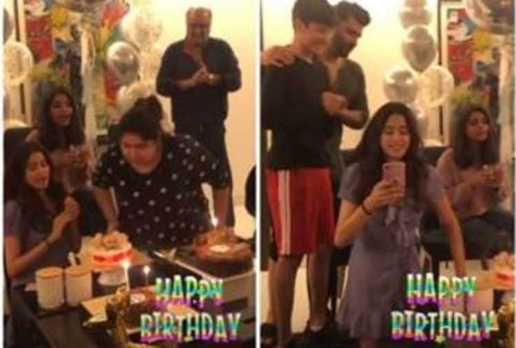 arjun kapoor sister anshula kapoor birthday celebration video