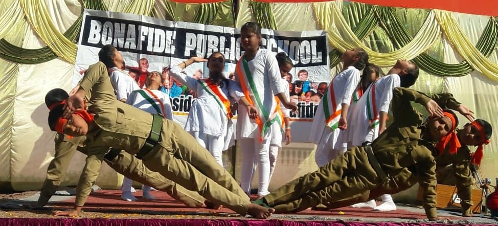 Children's performance at the annual festival mesmerized
