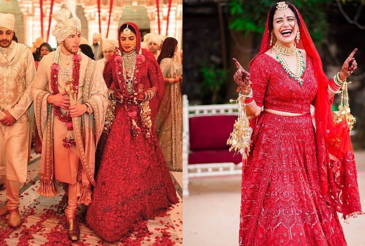 mona singh babita phogat neeti mohan copied bollywood actresses wedding lahanga in her wedding