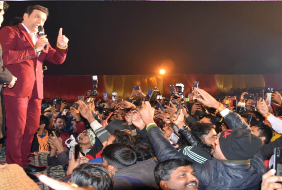 bollywood actor govinda visit in gorakhpur latest news