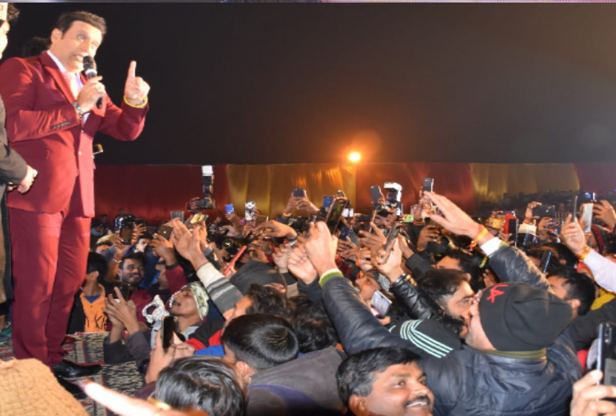 bollywood actor govinda visit in gorakhpur latest news