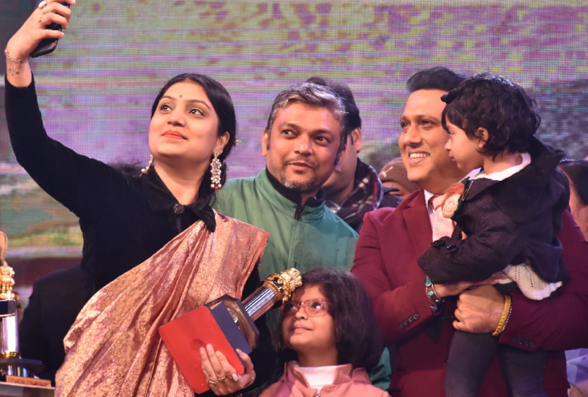 Bollywood actor Govinda meet UP Chief Minister Yogi Adityanath in Gorakhpur
