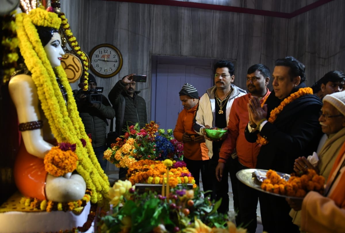 Bollywood actor Govinda meet UP Chief Minister Yogi Adityanath in Gorakhpur