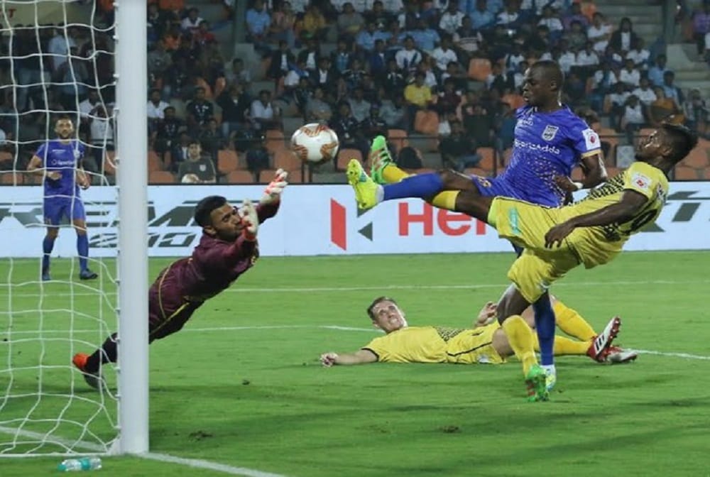 ISL 2019:  modou sougou stars as  Mumbai City FC beat  Hyderabad FC by 2-1