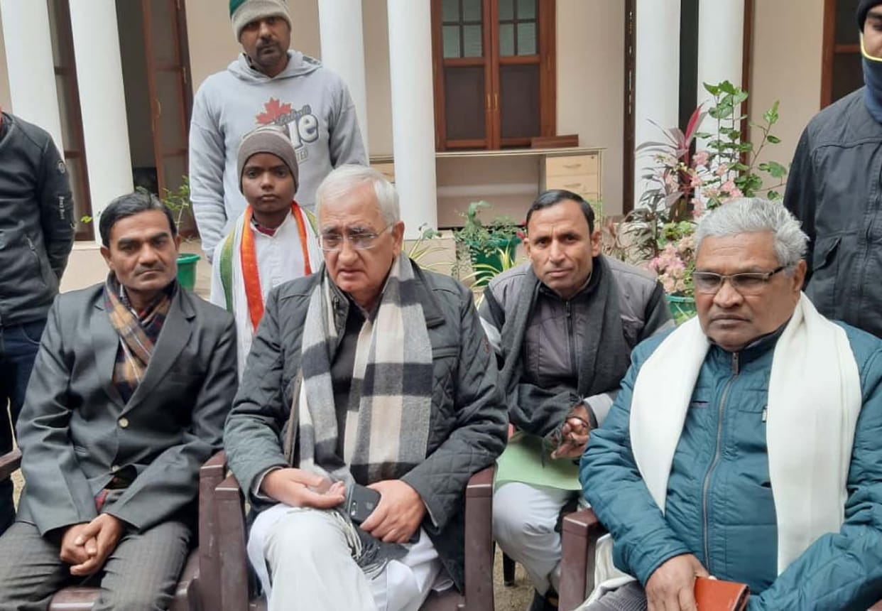 UP: Just before the panchayat elections, Salman Khurshid roared on BJP