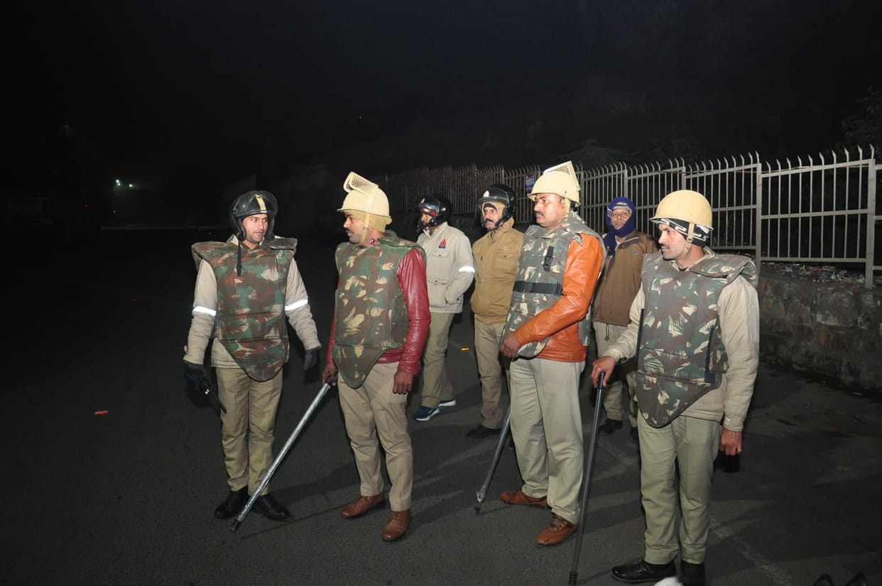you make safe in home, policemen duety in hard cold