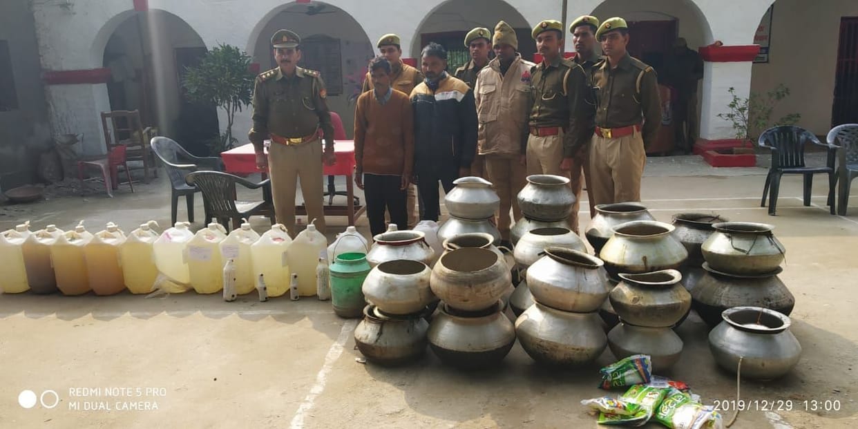 Raids on illegal liquor bases