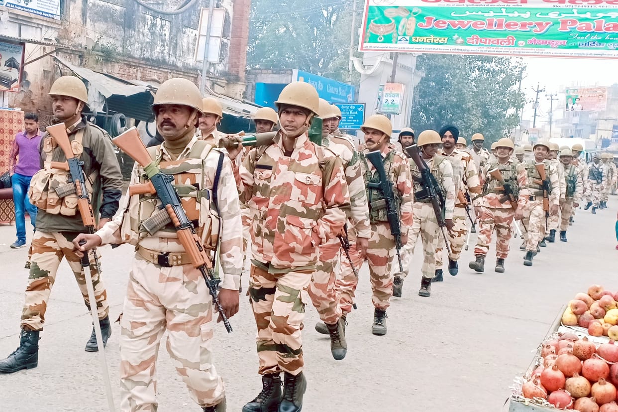 CO launches flag march with police force
