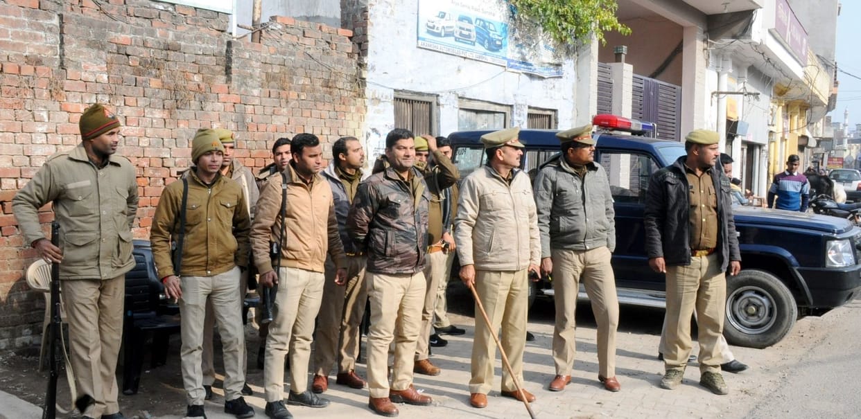 caa protest in sambhal