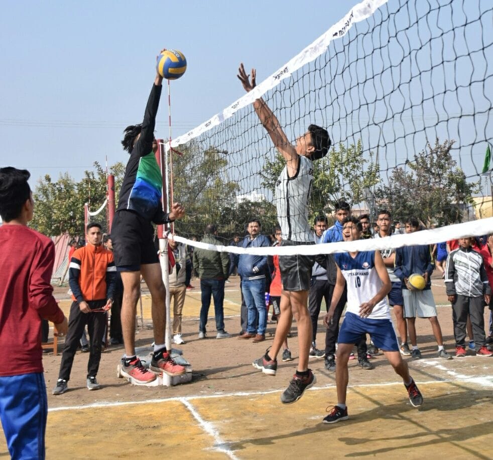 sixty teams participated in universal volleyball contest