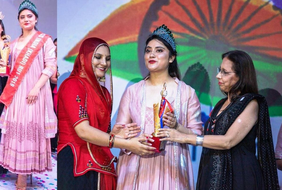Mitali Seth crowned miss india khadi first runner up 2019