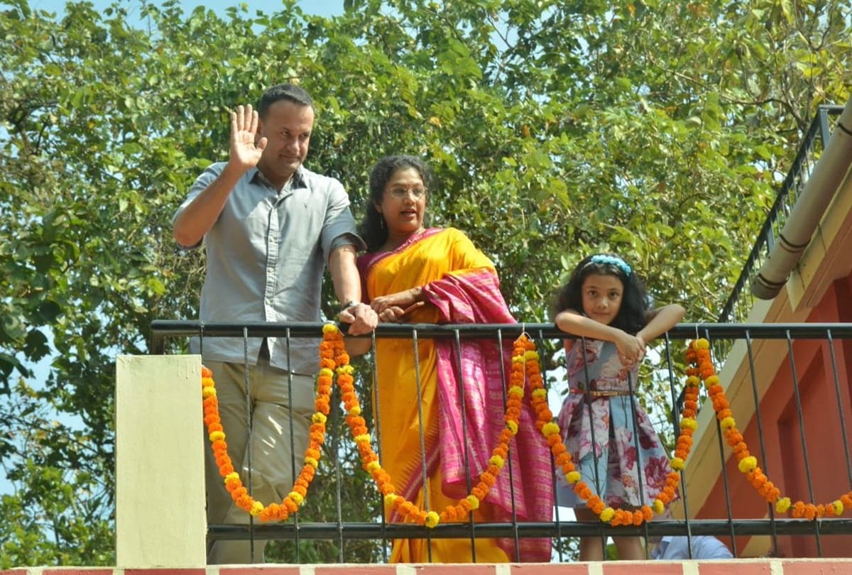 Prime Minister of Ireland, Leo Varadkar today visited his ancestral village in Malvan, Sindhudurg