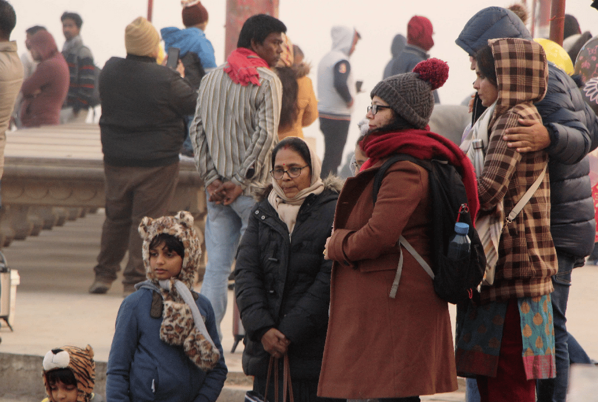 Up varanasi weather : Cold wave in varanasi and purvanchal district weather and temperature fog today