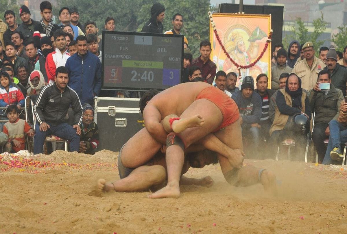 Haryana wrestlers became overall champion in National Wrestling Championship