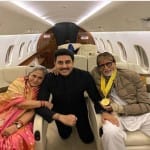 जया और अमिताभ बच्चन संग नजर आए अभिषेक