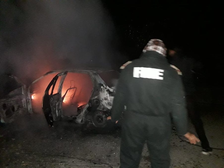 Running Car Caught Fire On mussoorie tehri Road