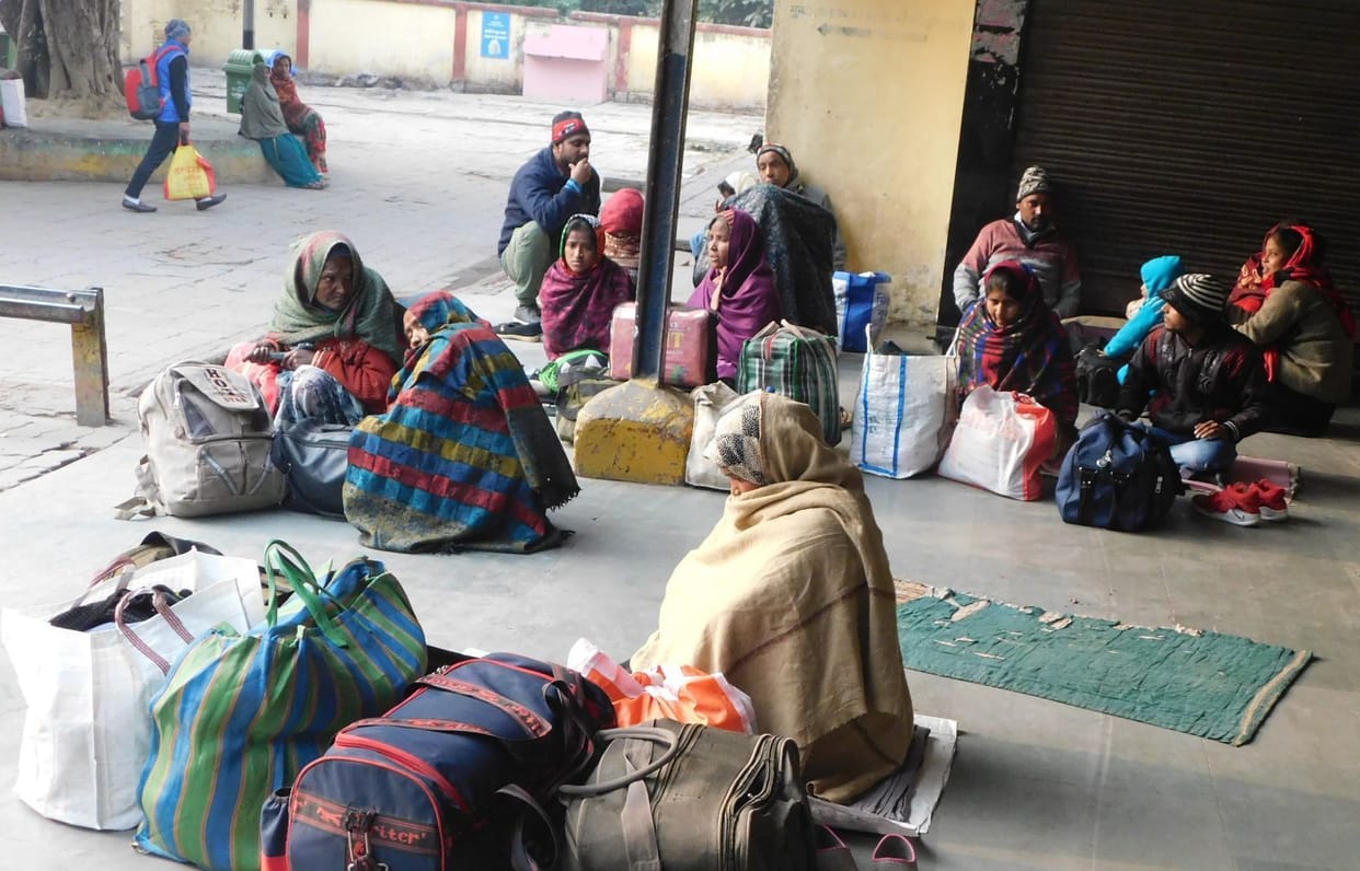 cold wave in ambadkar nagar