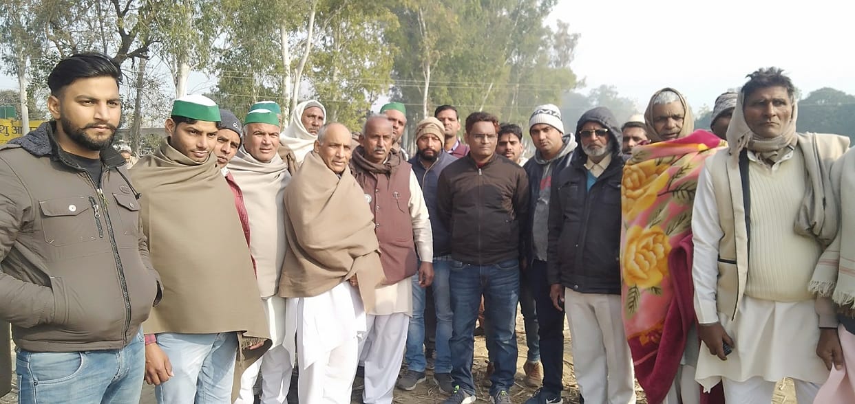 Angry farmers protested when weights stopped