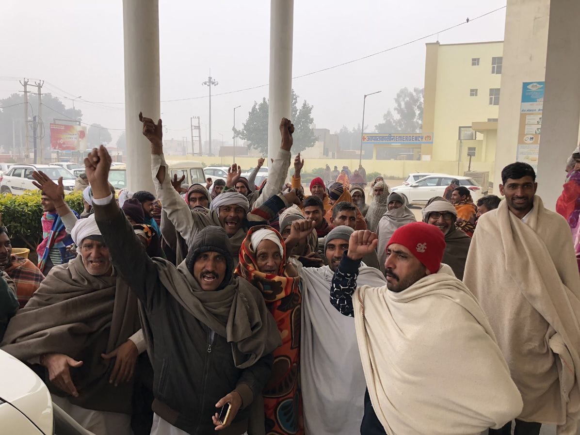 bdpo not come himself by calling a meeting to listen to the  acting sarpanch, villagers expressed anger