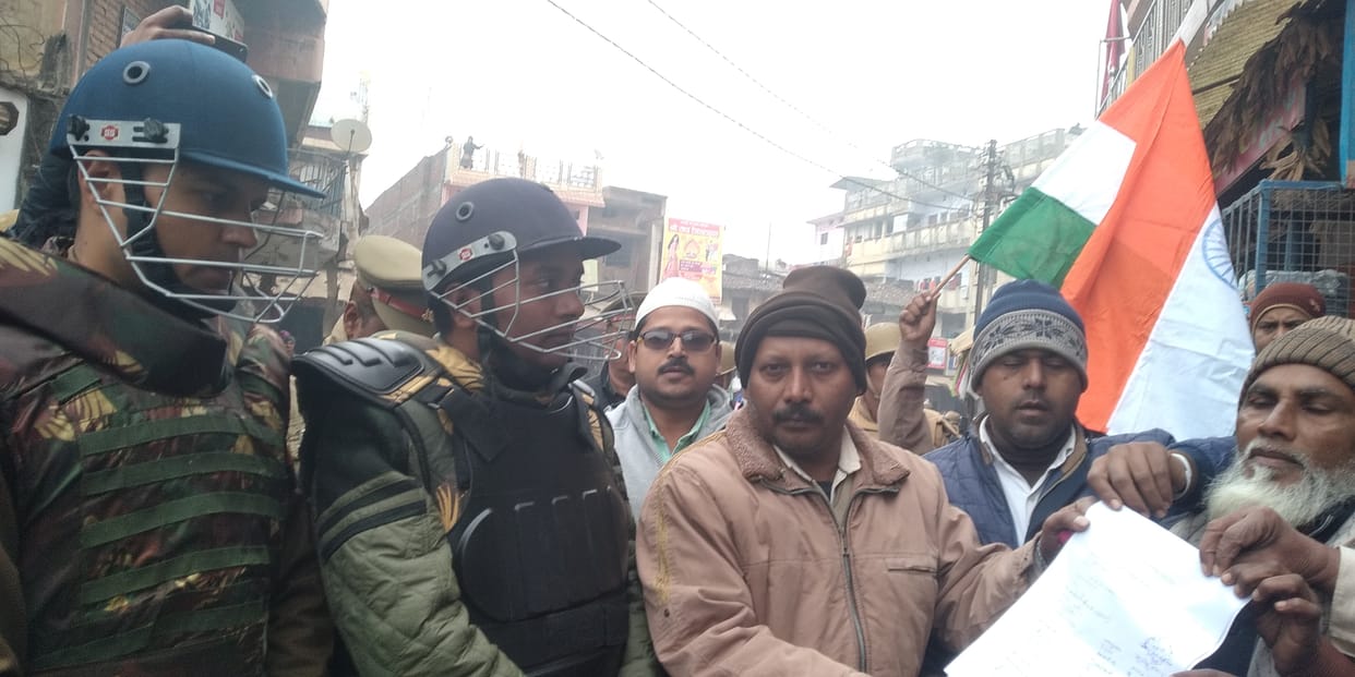 Demonstrated protest against citizenship law