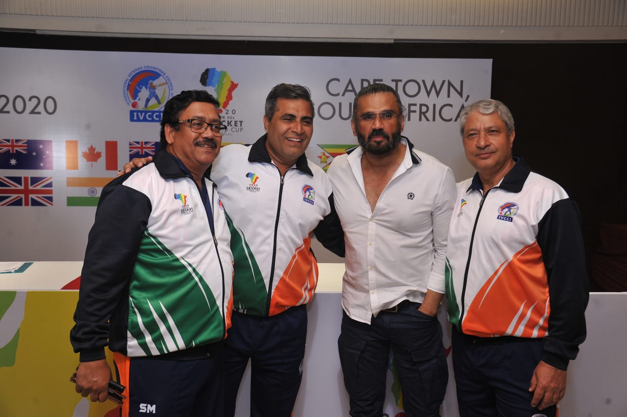 Suniel Shetty attended Announcement of the Indian cricket team For OVER 50 Cricket World Cup