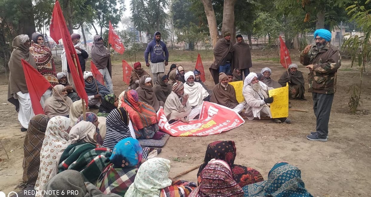 Pension not received for five months, given strike, fatehabad