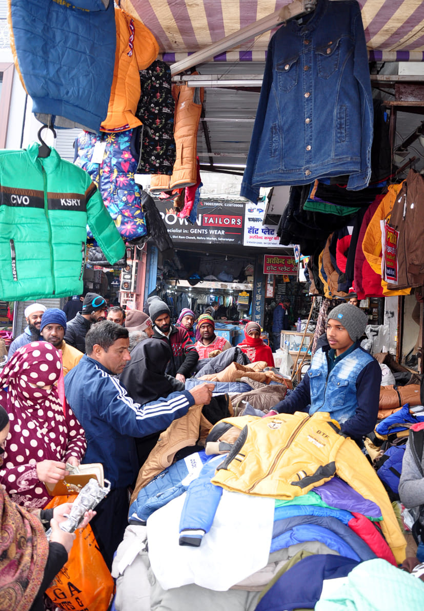 The market of warm clothes, heaters and geysers has become hot since winter