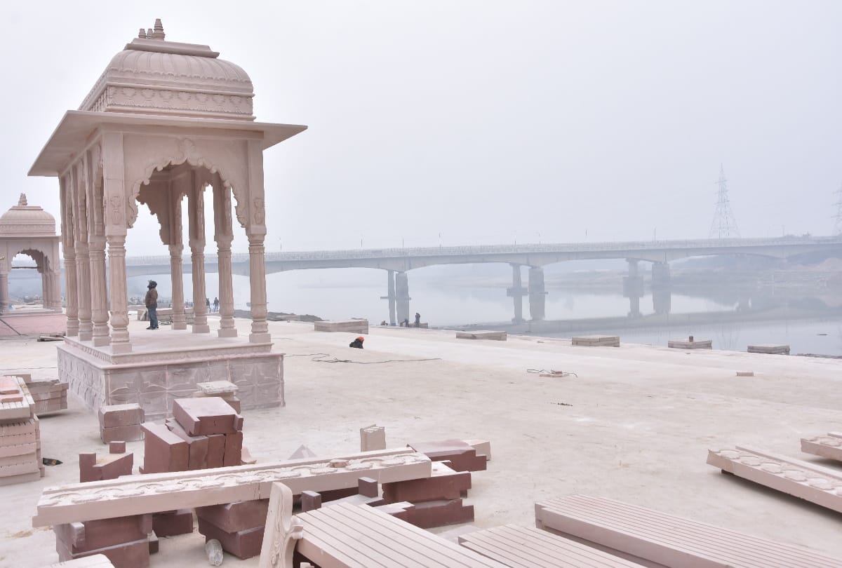 gorakhpur rajghat decorate by rajasthani culture