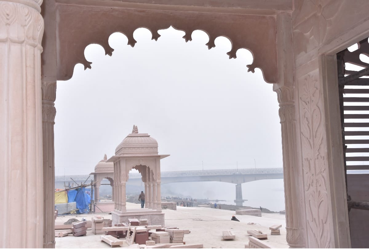 rapti river ramghat construction like sabarmati river in Gorakhpur