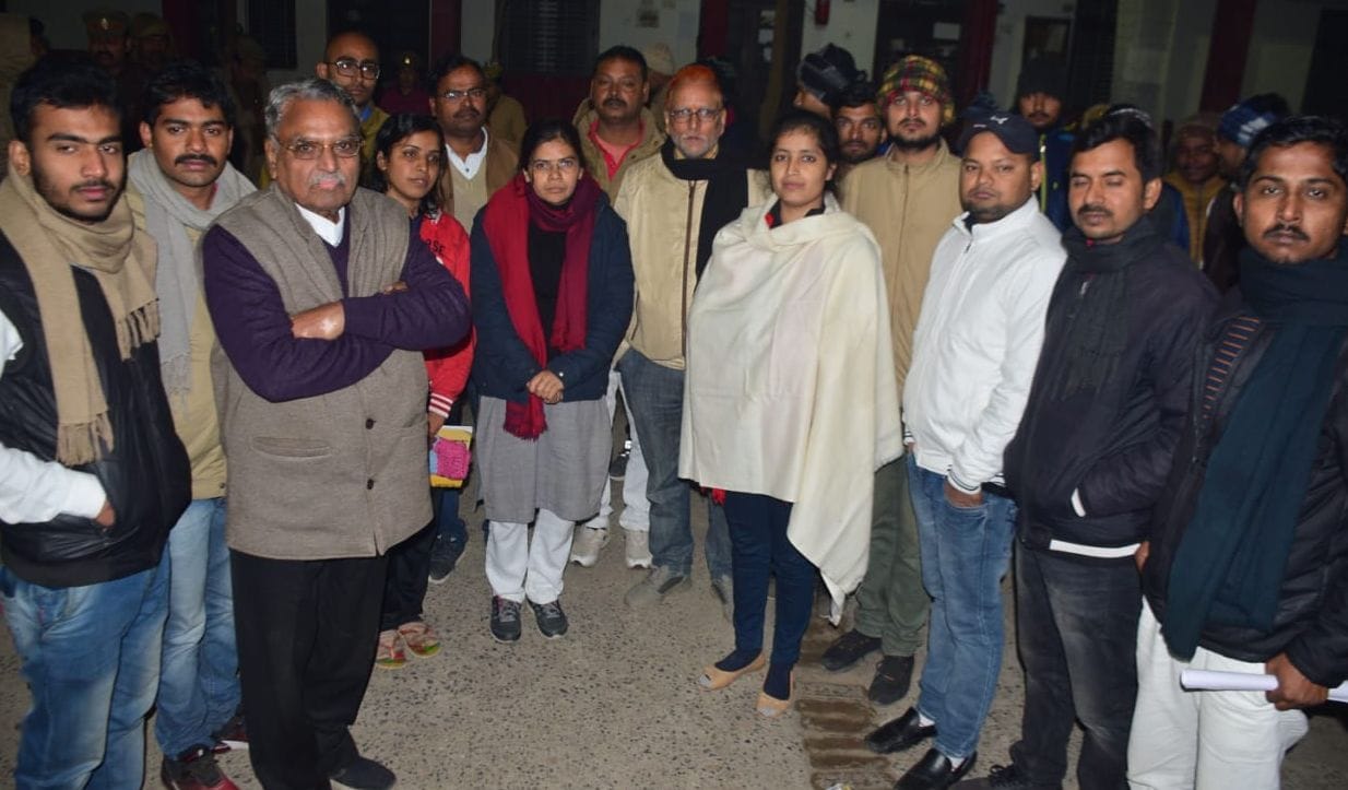 Richa Singh arrested while staging outside women's hostel