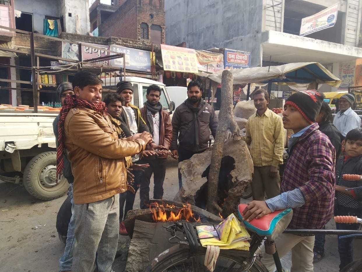 There is no relief, people kept chilling from the cold