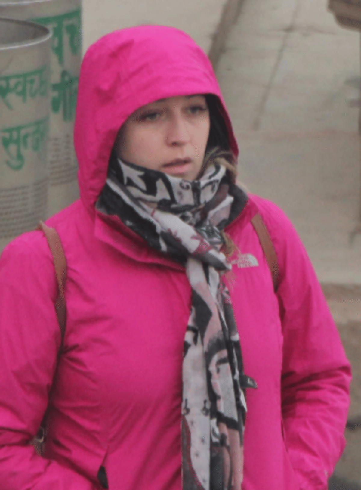 temperature reached below one degree due to cold and rain hail warning 