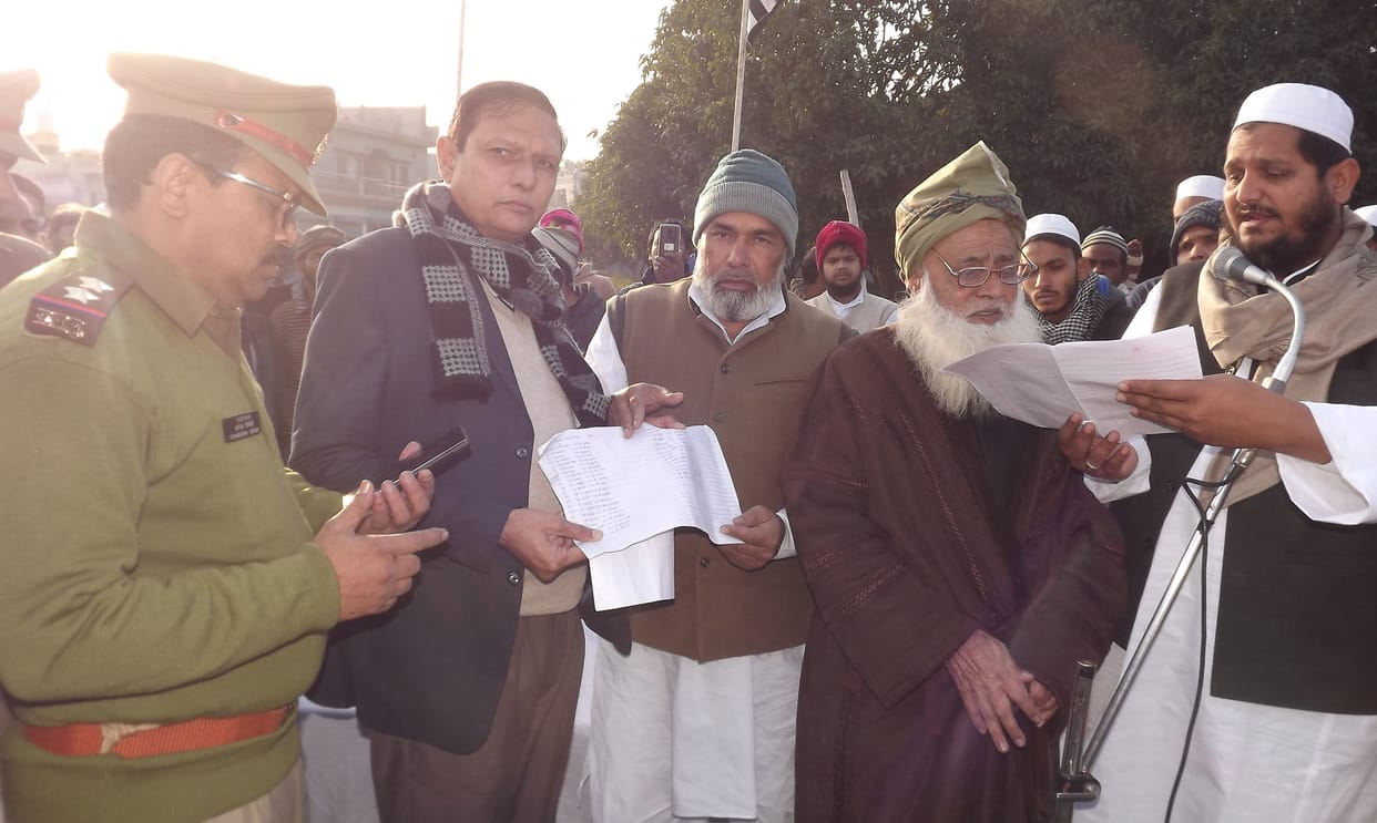 Jamiat's protest against CAA again, 350 arrested