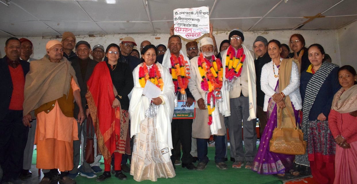 Honored Uma, Vidyasagar, Devichand and Rajkishore