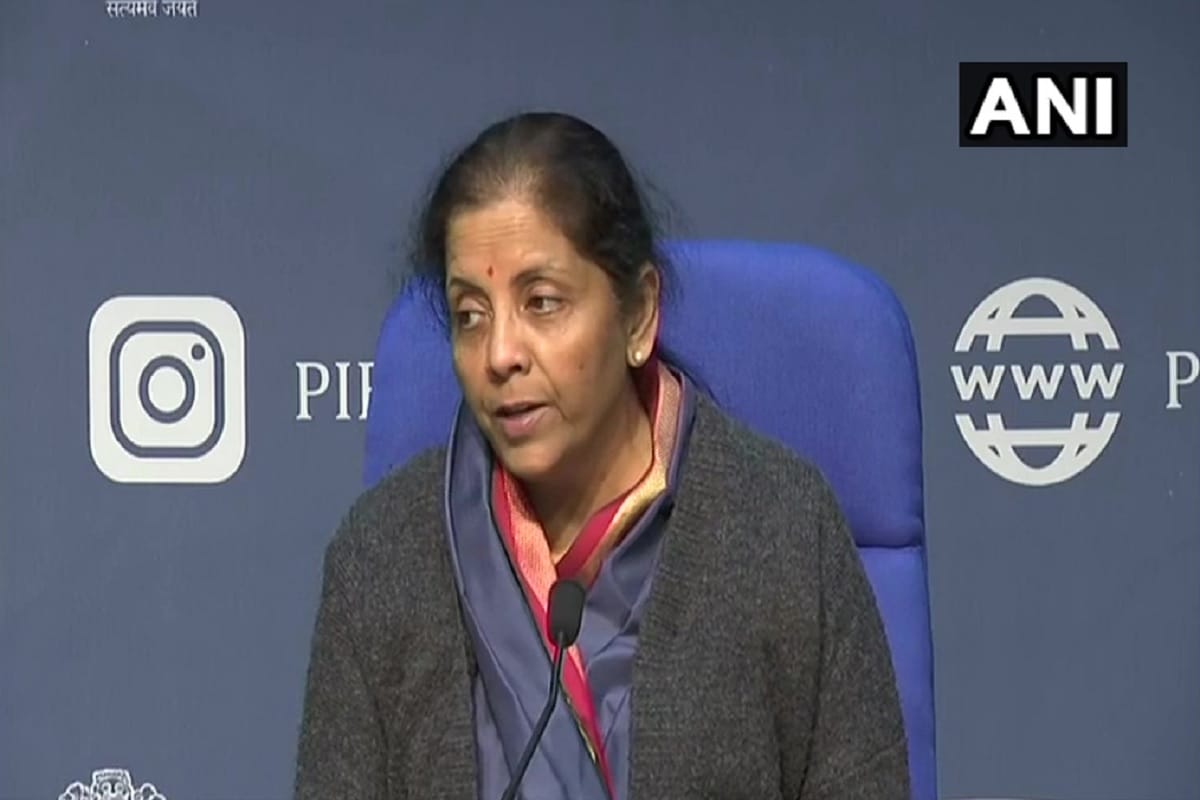 finance minister nirmala sitharaman press confrence today live updates