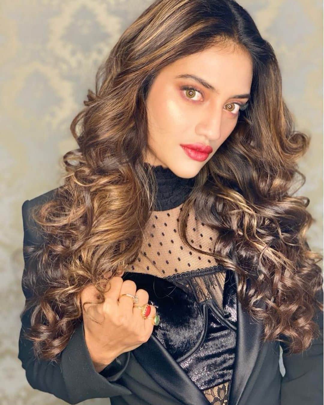 trinamool congress mp nusrat jahan shares killer biker look pic in leather pants with bralette