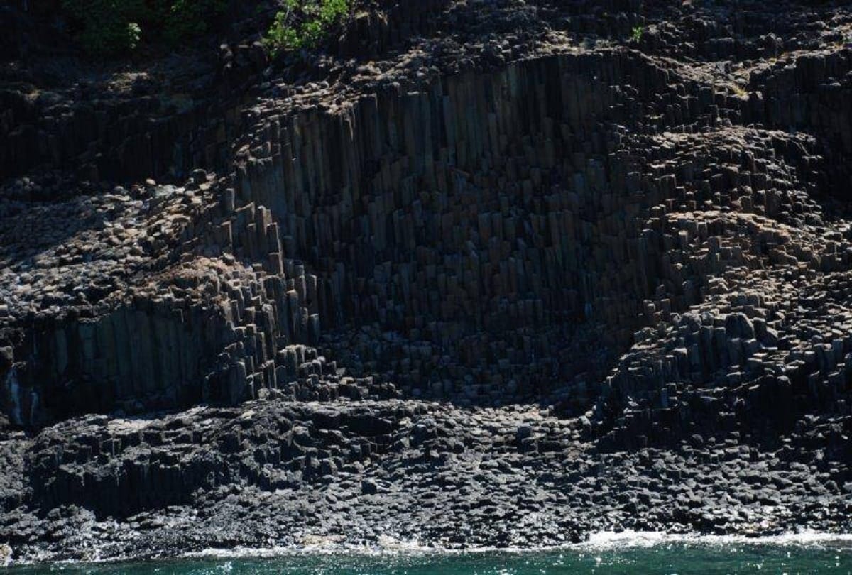 Mysterious Island organ pipes which known as precious diamond of the Indian Ocean