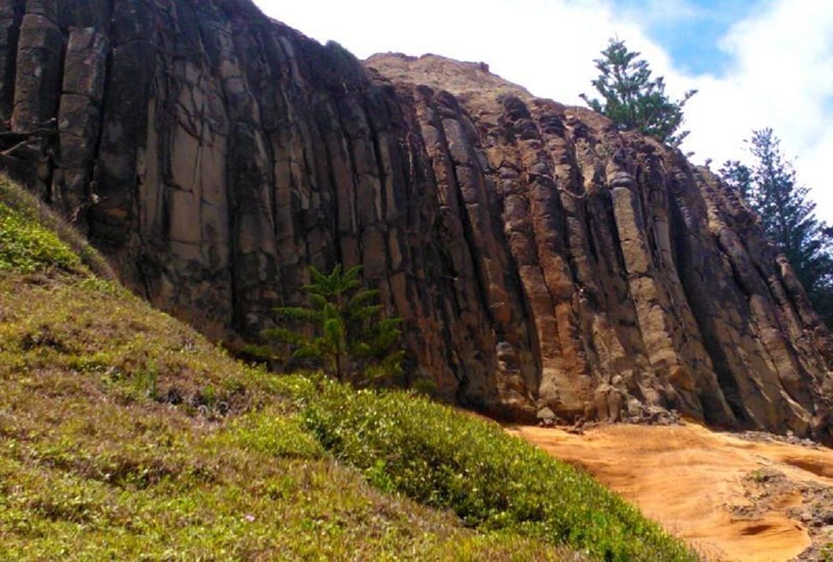 Mysterious Island organ pipes which known as precious diamond of the Indian Ocean