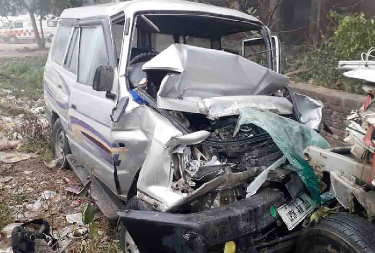 Four people of the same family died in a road accident