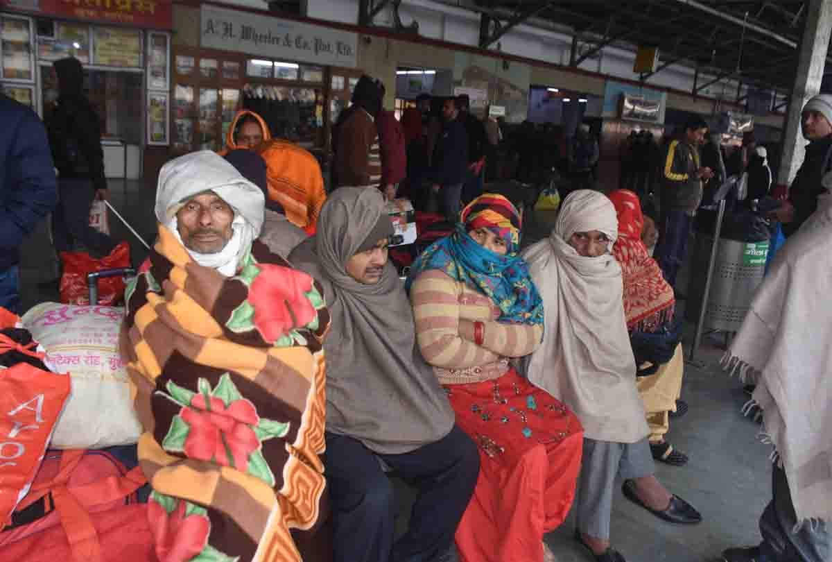 UP: Last day minimum mercury reached zero, people shivering throughout the day, 56 dead