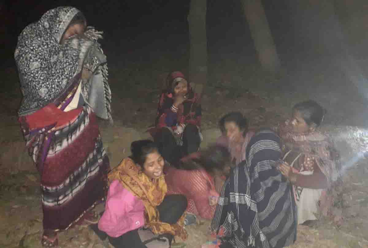 After police interrogation, the young man hanged from the tree