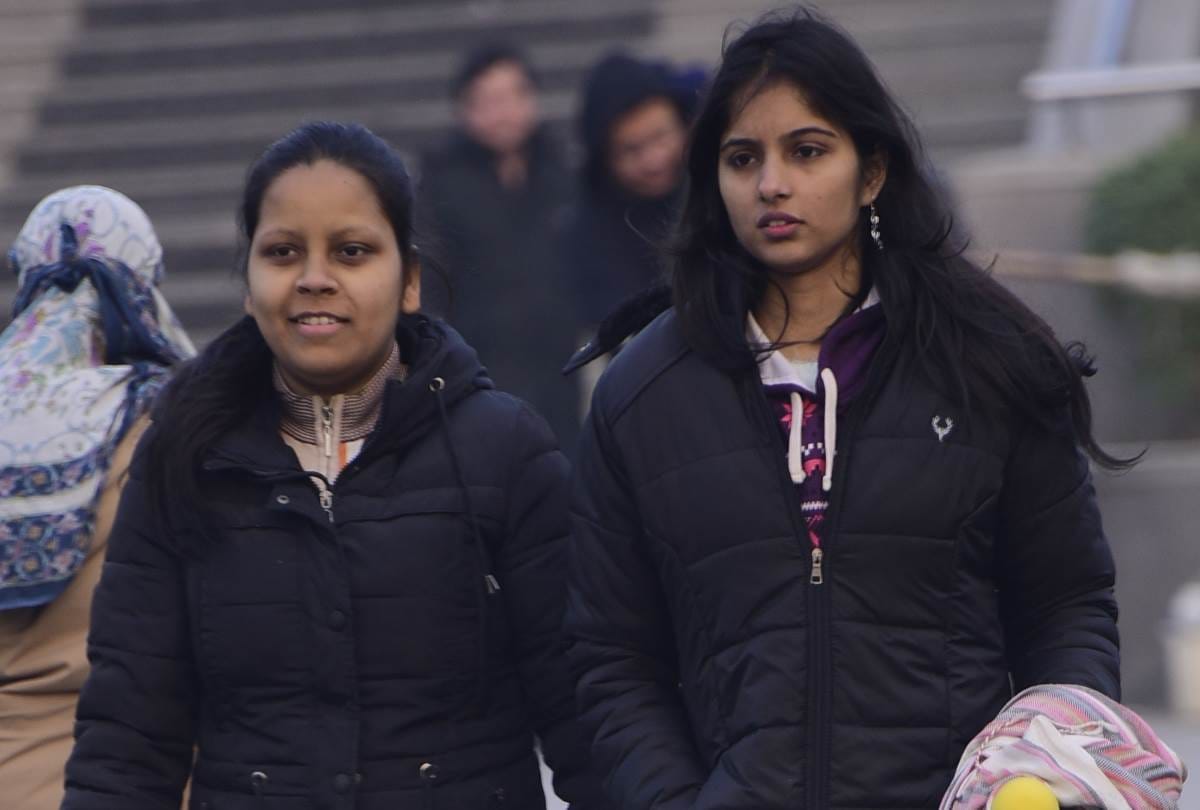 day's maximum temperature recorded 12.3 degrees Celsius