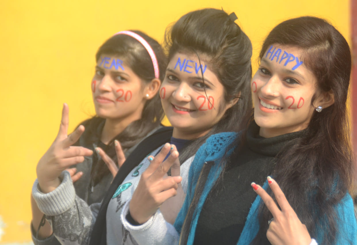 District immersed in New Year celebration