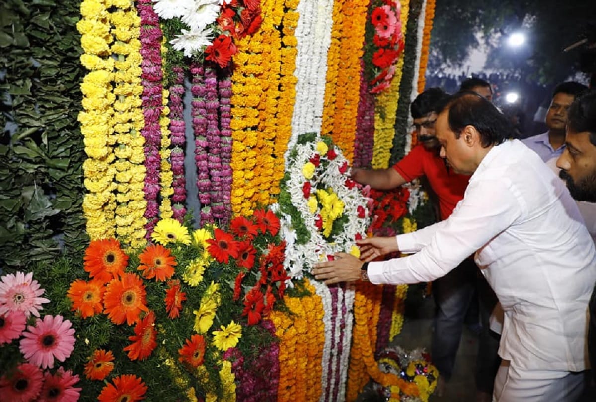 Maharashtra Pune Ajit Pawar pays tribute at Koregaon Bhima War Memorial