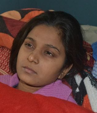 The girl cooking the food was shot in suspicious condition