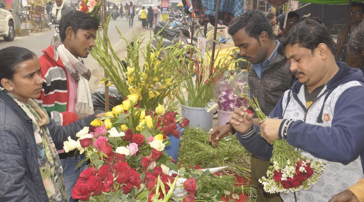 People are immersed in the celebration of New Year