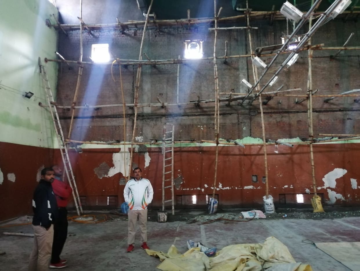 Badminton hall and volleyball court will soon be built
