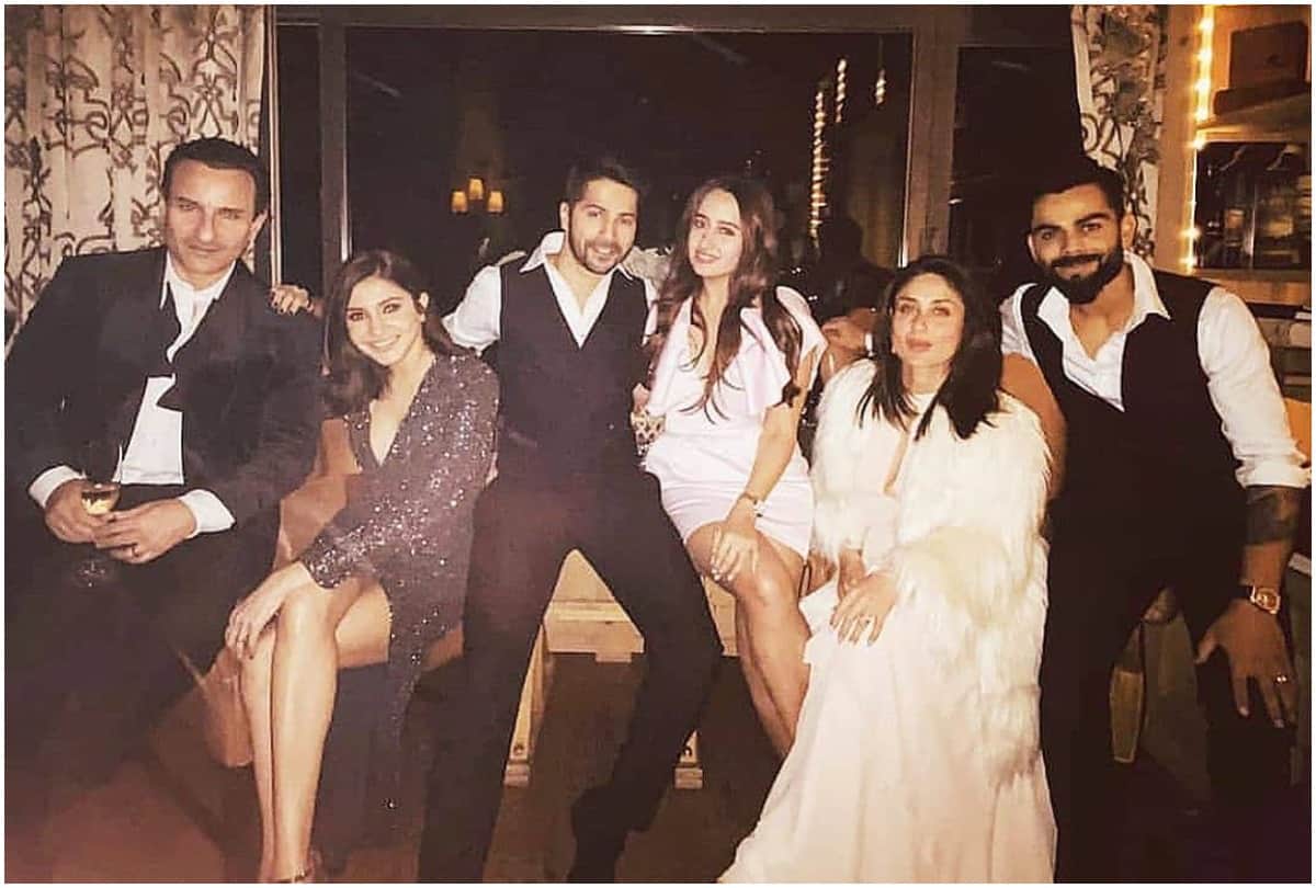 Virat Anushka to Saif Kareena kapoor to karisma and Rani mukhrji new year celebration stylish pics