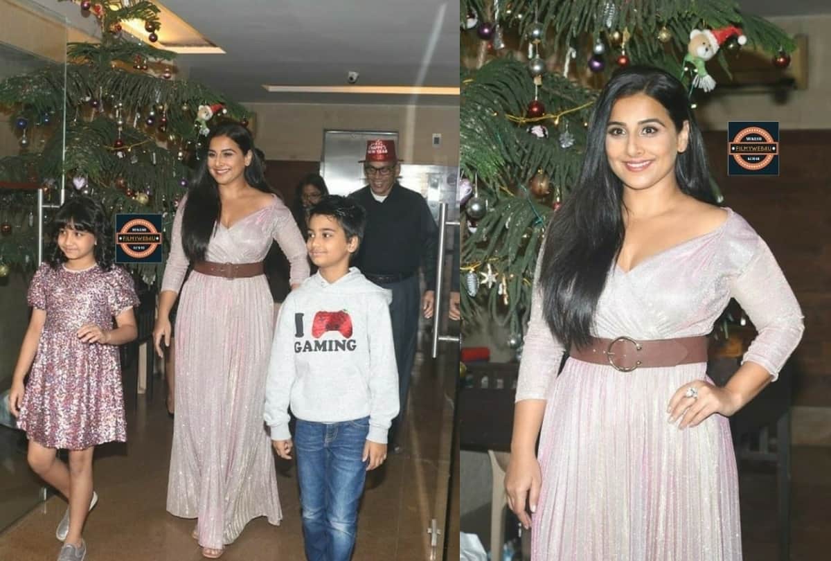 vidya balan celebrates her birthday in lavender gown see pics
